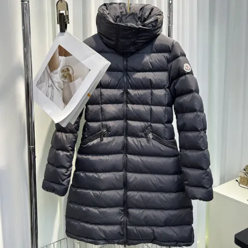 Moncler Womens Down Jacket Womens Coats Luxury Brand Fashion Design Long Down Jackets Grey