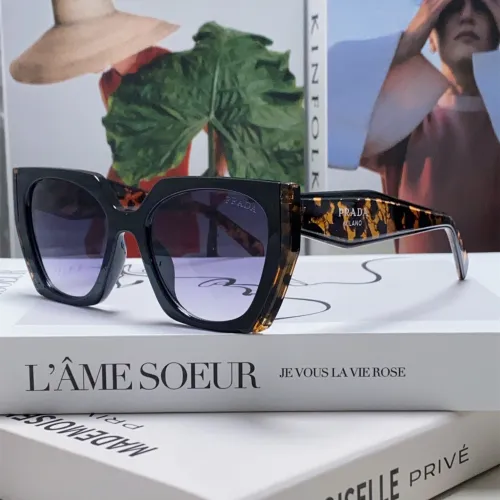 Prada Sunglasses Luxury Brand Men Womens Sunglasses with Original Box  15WSF