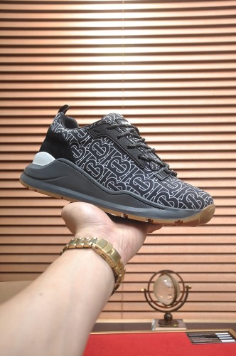 Burberry Men Shoes Fashion Sneakers Luxury Brand Vintage Cotton Sneaker with Original Box Whatsapp 