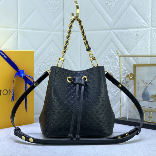 Louis Vuitton Womens Bag Handbags Luxury Brand Néonoé BB M22598 Black Calfskin