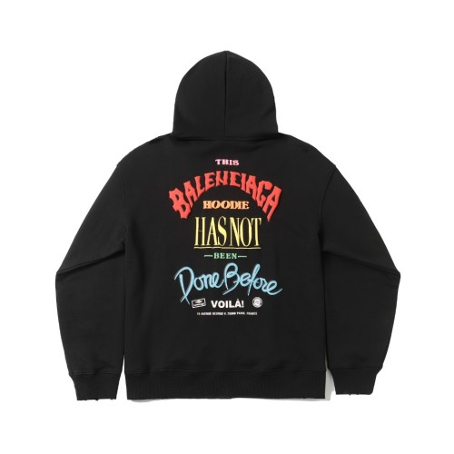 Balenciaga Womens Mens Long Sleeve Zip Hoodie Sweatshirt Hoodies Luxury Brand Mens Sweatshirt   