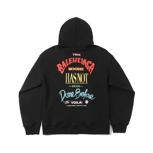 Balenciaga Womens Mens Long Sleeve Zip Hoodie Sweatshirt Hoodies Luxury Brand Mens Sweatshirt   