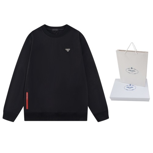 Prada Women Mens Sweatshirt Luxury Brand Mens Sweatshirts   