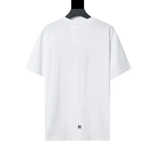 Givenchy Womens Mens Short Sleeve T-Shirt Luxury Brand T-shirt in cotton GIVENCHY Flowers BM71JA3YMU-100   