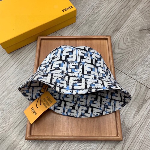 Fendi Men Womens Bucket Hat Luxury Brand Design Fendi Cap with Original Box  