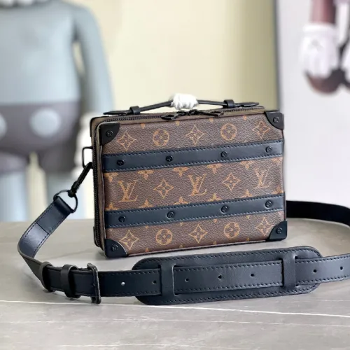 Louis Vuitton Womens Mens Bag Luxury Brand Fashion Type Handle Soft Trunk with Original Box  