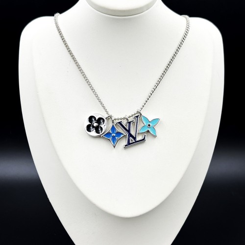 Louis Vuitton Luxury Men Womens Necklace LV Instinct Enamelled Necklace M00917