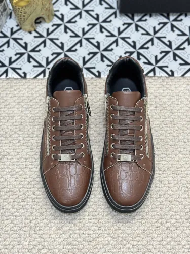 Philipp Plein Men Shoes Sneakers Low Top Sneaker Fashion Design Luxury Brand Trainer Predator TM with Original Box Whatsapp 