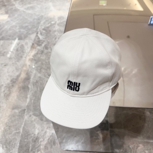 Miumiu Womens Cap Baseball Hat Luxury Brand with Original Box  