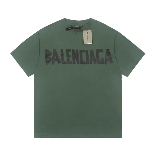 Balenciaga Luxury Brand Women Mens Short Sleeve T-Shirt   