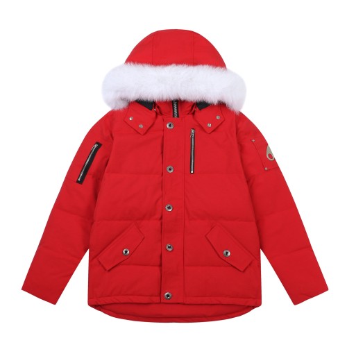 Moose Knuckles Design Mens Womens Winter Windprood Down Jackets Keep Warm 90% White Duck Down Thick