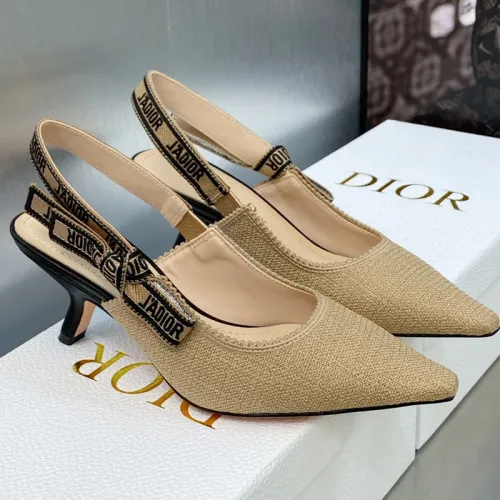 Dior Women Shoes Pumps Luxury Design Fashion Type 6.5cm High Heel Shoes for Wedding Style J'ADIOR SLINGBACK PUMP with Original Box Whatsapp 