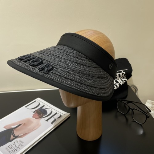 Dior Womens Visor Hat Luxury Brand Design Dior Cap with Original Box  