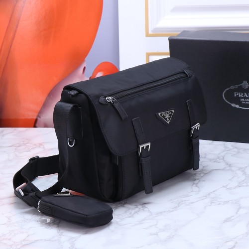 Prada Womens Mens Bags Messenger Bag Crossbody Design Luxury Brand Shoulder Bags with Original Box  