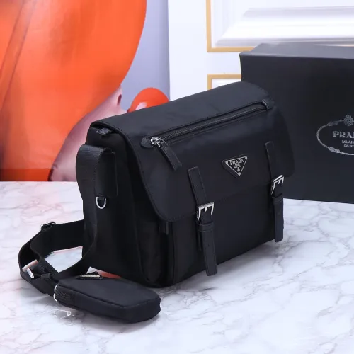 Prada Womens Mens Bags Messenger Bag Crossbody Design Luxury Brand Shoulder Bags with Original Box  
