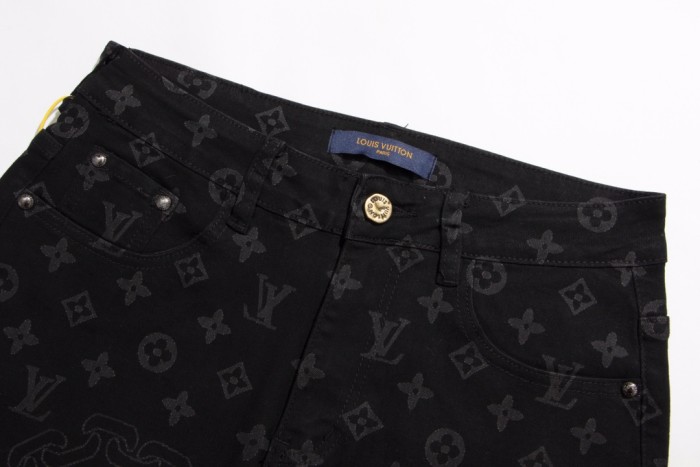 Louis Vuitton Luxury Brand Women Mens Pant Jeans   