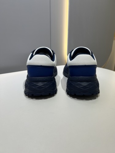 Louis Vuitton Womens Shoes Sneakers Lace-Up Luxury Brand Fashion LV Discovery Derby 1ACEN9 with Original Box  