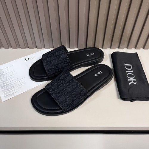 Dior Men Shoes Sandals Luxury Brand Fashion DIOR AQUA SANDAL Black Dior Oblique Jacquard with Original Box 3SA135ZSA_H969 Whatsapp 