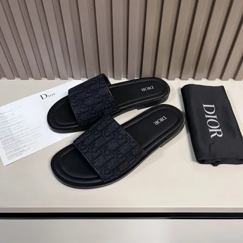 Dior Men Shoes Sandals Luxury Brand Fashion DIOR AQUA SANDAL Black Dior Oblique Jacquard with Original Box 3SA135ZSA_H969 Whatsapp 