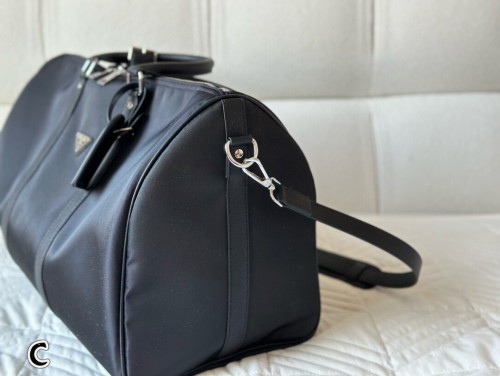 Prada Mens Womens Unisex Shoulder Bags Travel Bag Re-Nylon and Saffiano leather duffle bag 2VC013_2DMH_F0002_V_XOO without Original Box