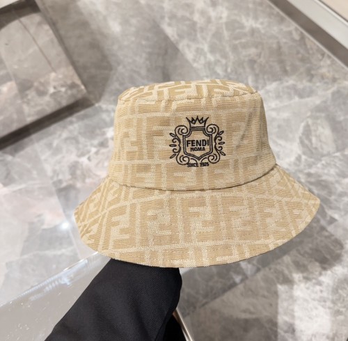 Fendi Men Womens Bucket Hat Luxury Brand Design Fendi Cap with Original Box  