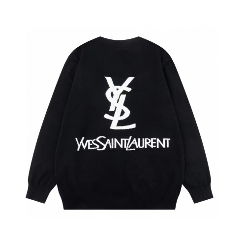 Saint Laurent YSL Cardigan Men Womens Sweater Luxury Brand Womens Knitwear Top Quality   