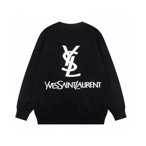 Saint Laurent YSL Cardigan Men Womens Sweater Luxury Brand Womens Knitwear Top Quality   