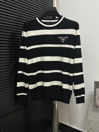 Prada Men Womens Sweater Luxury Brand Womens Knitwear Top Quality   