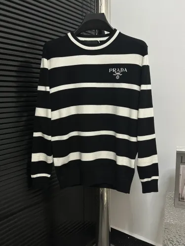 Prada Men Womens Sweater Luxury Brand Womens Knitwear Top Quality   