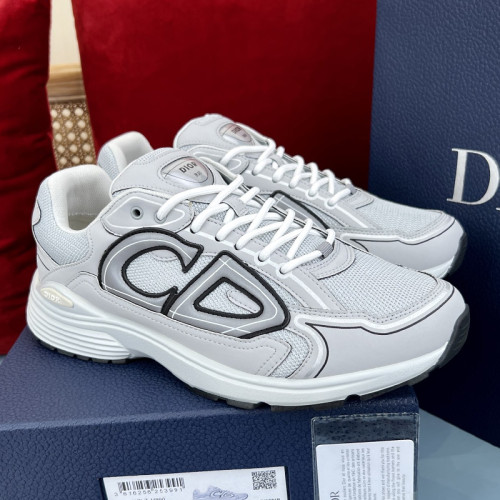Dior Mens Shoes Sneakers Luxury Brand B30 SNEAKER White Mesh and Technical Fabric 3SN279ZND_H000 with Original Box Whatsapp 