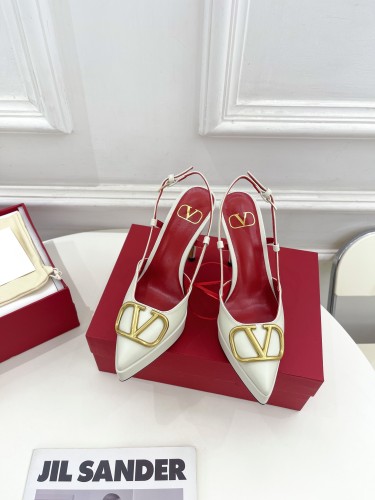 Valentino Garavani Women Fashion Shoes Pumps Luxury Brand Vlogo Signature Calfskin with Original Box 11cm Heel Whatsapp 