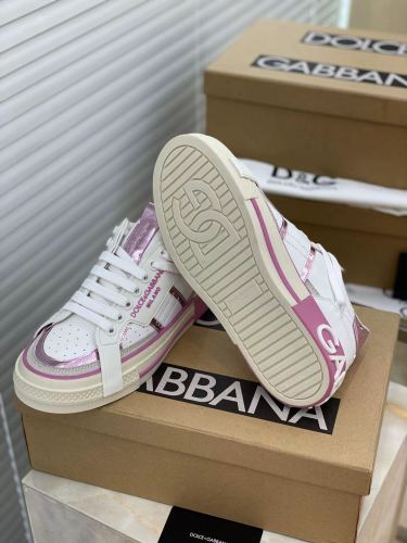 Dolce&Gabbana Men Shoes Sneakers Luxury Brand Calfskin Custom 2.Zero sneakers in Mixed Materials CS1973AQ7128S453 with Original Box