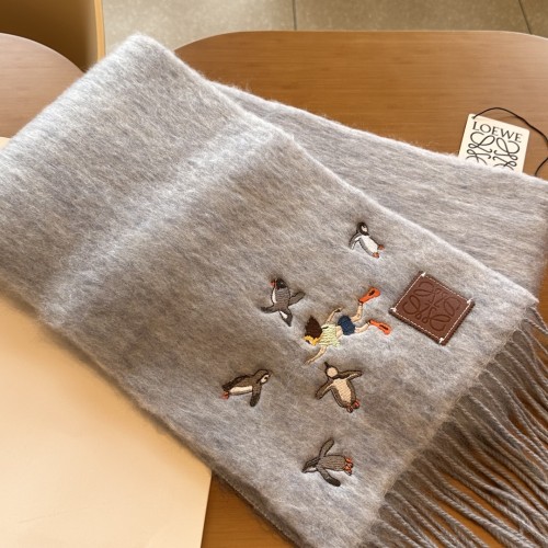 Loewe Scarves Men Womens Fashion Scarf 060