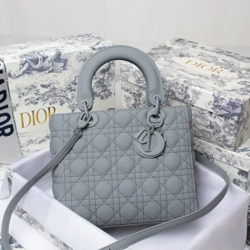 Dior Womens Bags Handbags Luxury Fashion MINI LADY DIOR BAG M0505OWCB_M323 with Original Box  