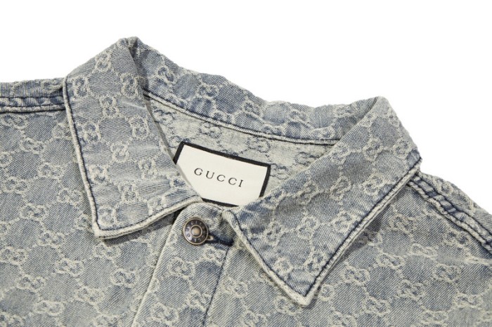 Gucci Men Womens Jackets Coat Luxury Brand Mens Denim Jacket Top Quality   
