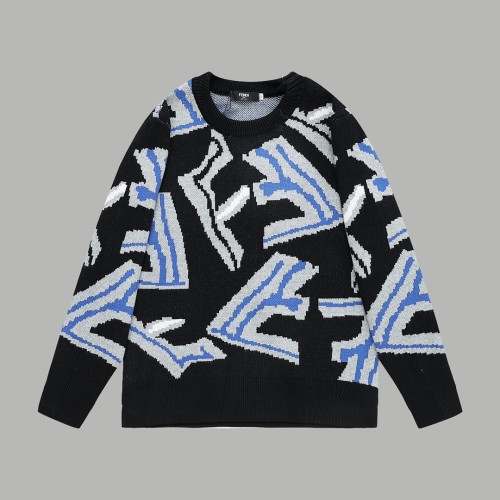 Fendi Women Mens Sweater Knitwears Luxury Brand Mens Knitwear Top Quality   