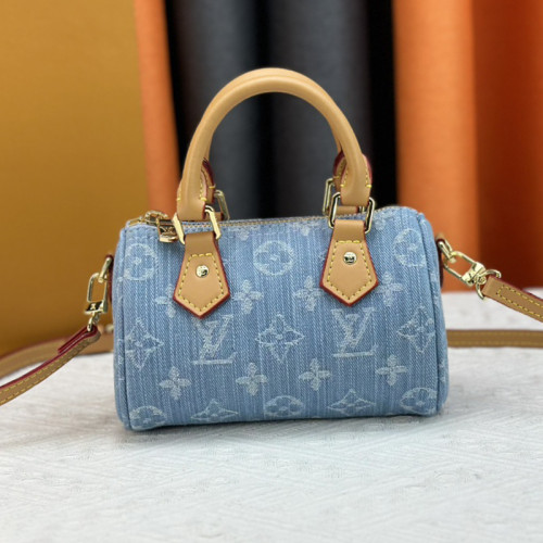 Louis Vuitton Womens Bags Luxury Brand Fashion Type Louis Vuitton Nano SPEEDY BANDOULIÈRE M11212 with Original Box  