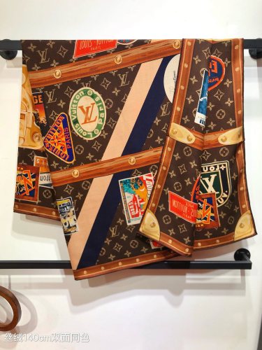 Louis Vuitton Scarves Womens Fashion Scarf LV 140x140cm with Original Box   