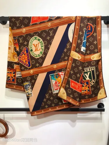 Louis Vuitton Scarves Womens Fashion Scarf LV 140x140cm with Original Box   