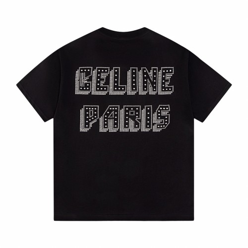 Celine Luxury Brand Women Mens Short Sleeve T-Shirt   
