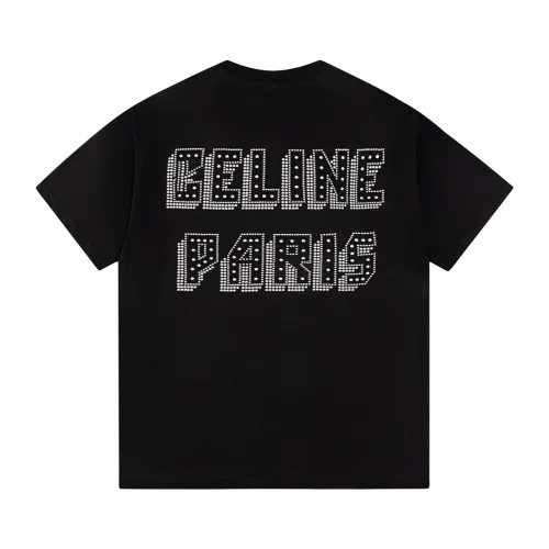 Celine Luxury Brand Women Mens Short Sleeve T-Shirt   