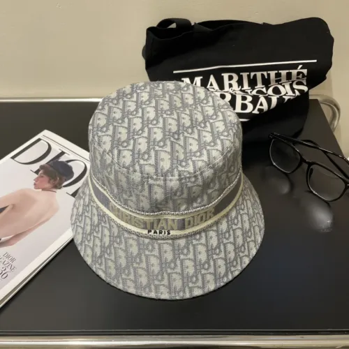 Dior Men Womens Bucket Hat Luxury Brand Design Dior Cap with Original Box  