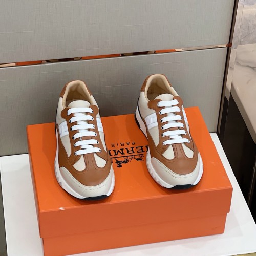 Hermes Mens Casual Shoes Fashion Sneakers Luxury Brand with Original Box