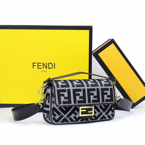 Fendi Womens Bag Shoulder Bags Luxury Brand Baguette bag Fashion Bags for Women with Original Box 8BR600A72VF1AQA