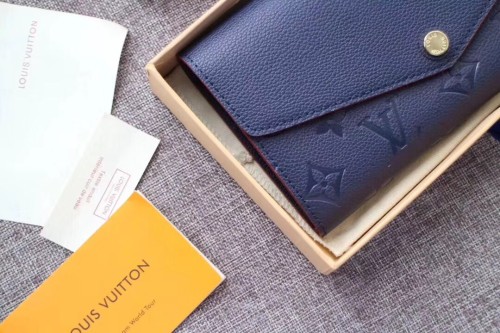 Louis Vuitton Mens Womens Wallets Purse Luxury Brand Designer SARAH WALLET M61182 with Original Box