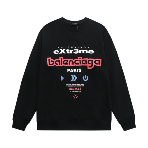 Balenciaga Womens Mens Long Sleeve Sweatshirt Luxury Brand Mens Sweatshirts   