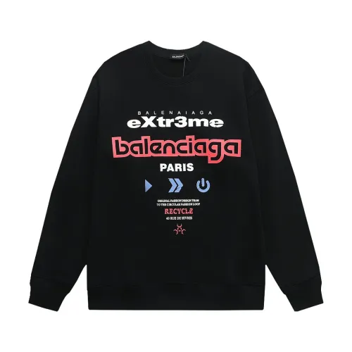 Balenciaga Womens Mens Long Sleeve Sweatshirt Luxury Brand Mens Sweatshirts   