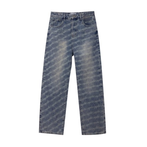 Balenciaga Luxury Brand Women Mens Pant Jeans with Original Box   