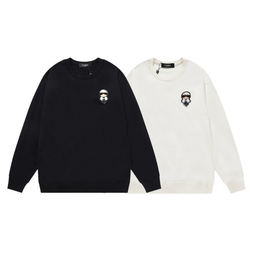 Fendi Women Mens Sweaters Knitwears Luxury Brand Mens Knitwear Top Quality   