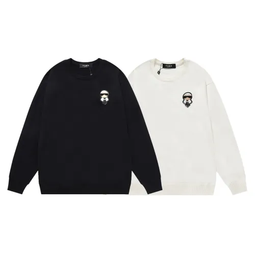 Fendi Women Mens Sweaters Knitwears Luxury Brand Mens Knitwear Top Quality   